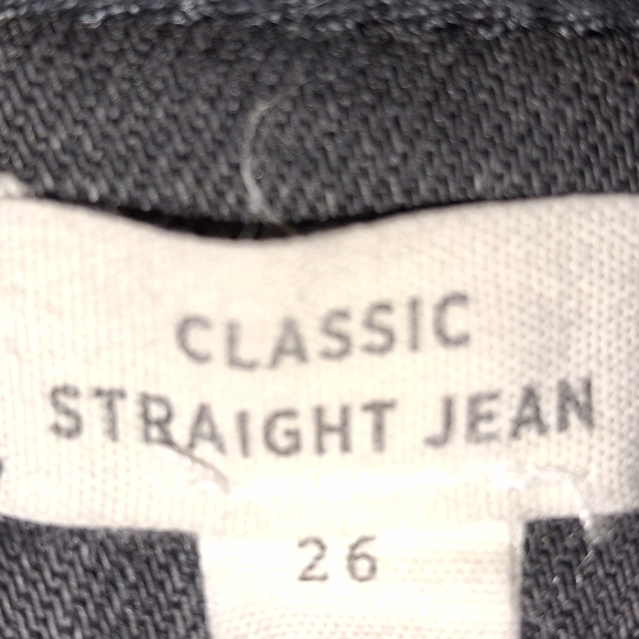 Madewell Straight Leg Jeans in Dark Gray - Picture 3 of 5